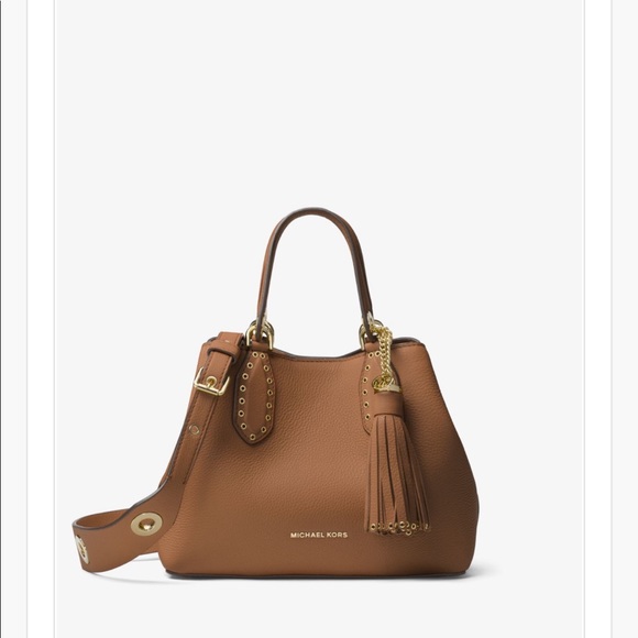 Michael Kors Handbags - Michael Kors Brooklyn Mini Handbag in Acorn
